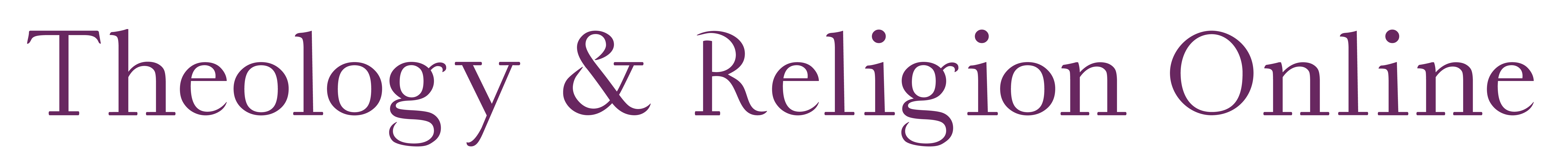 Theology and Religion Online Logo